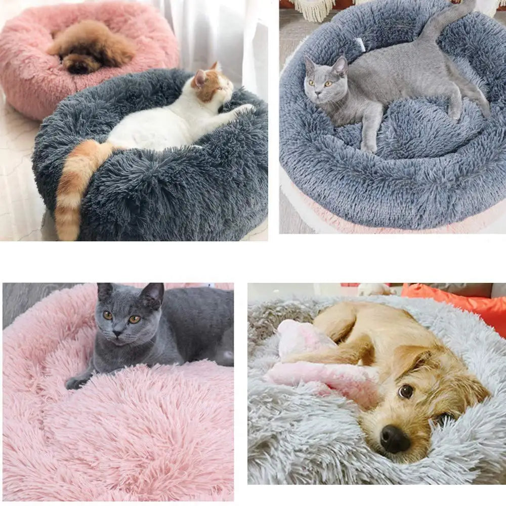 40-110cm Round Pet Bed – Ultimate Comfort for Your Furry Friend!