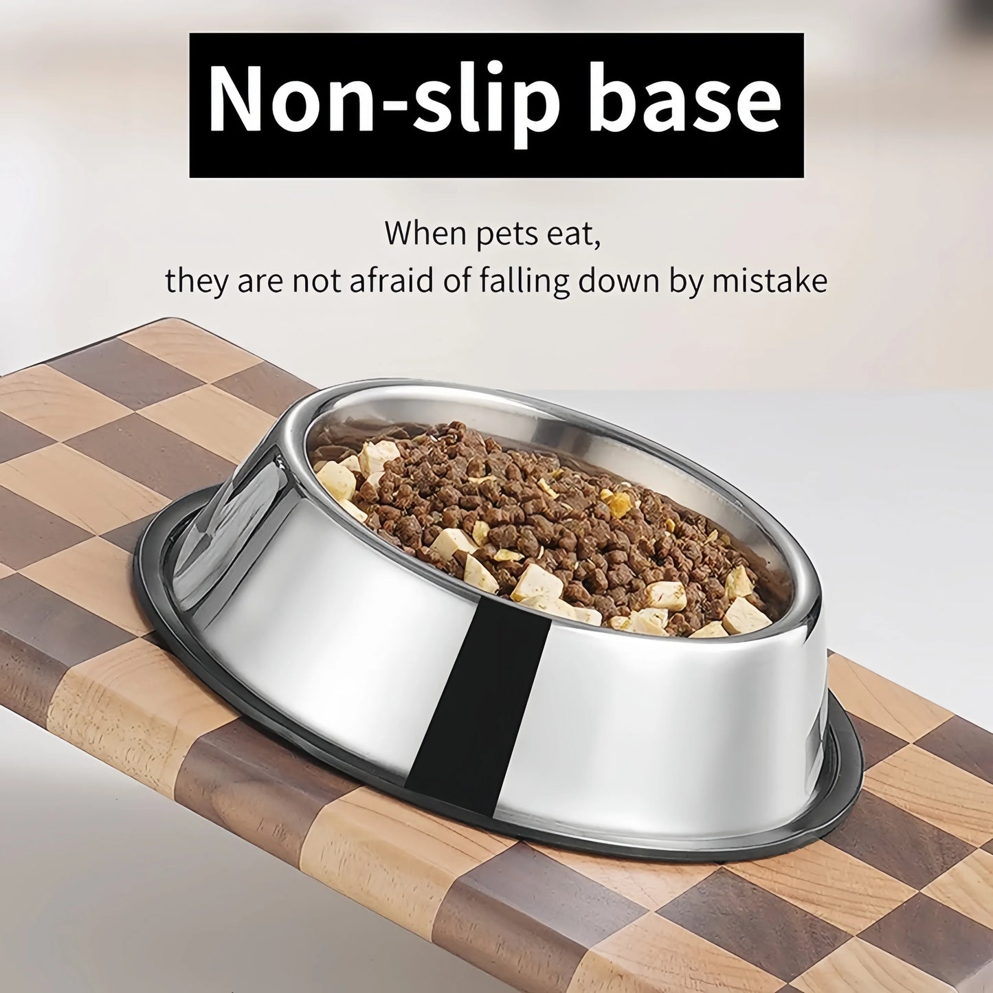 Stainless Steel Pet Feeding Bowl – Durable, Practical, and Perfect for Every Pet!