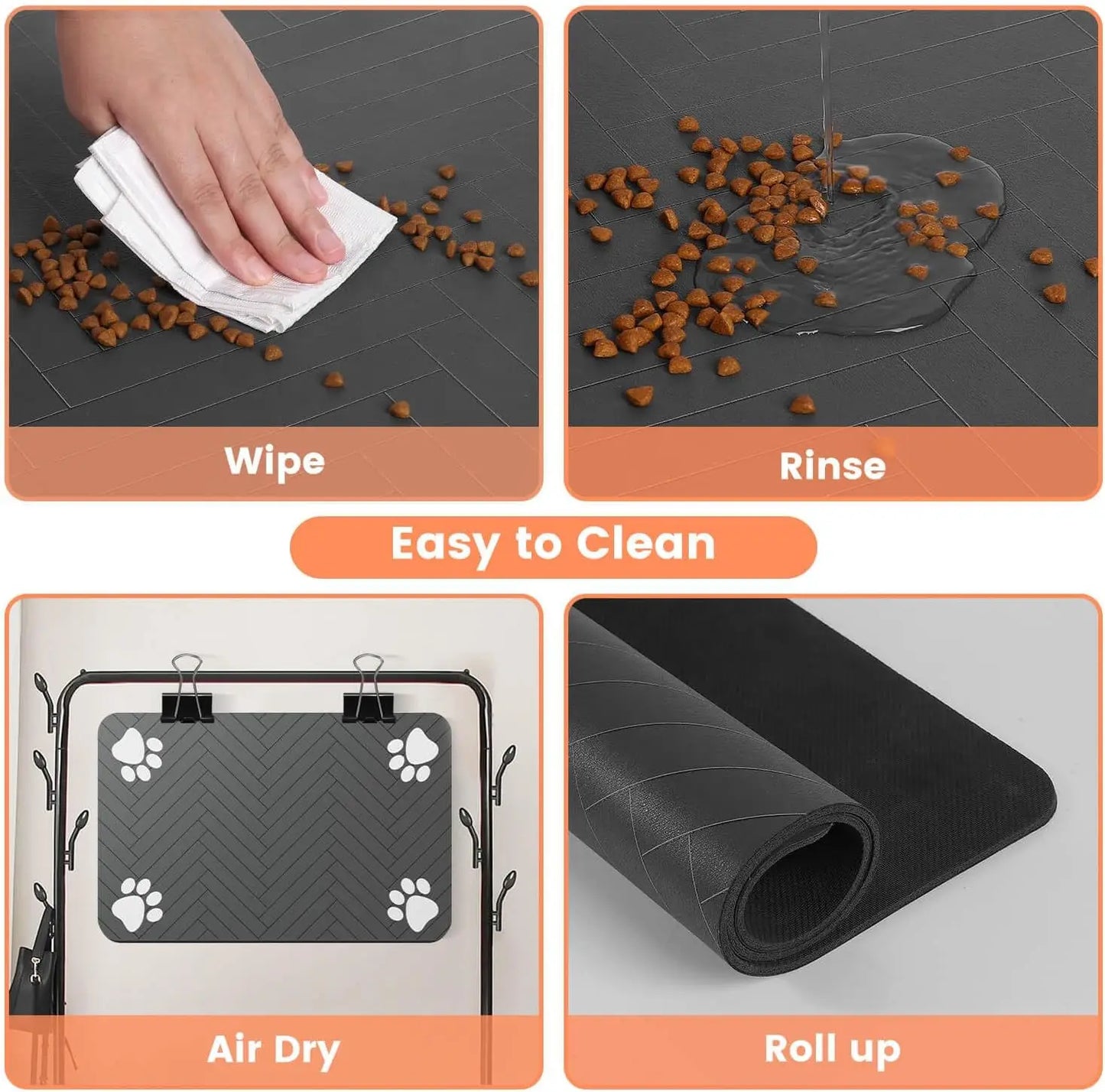 Pet Feeding Mat – Keep Mealtime Tidy and Stress-Free!