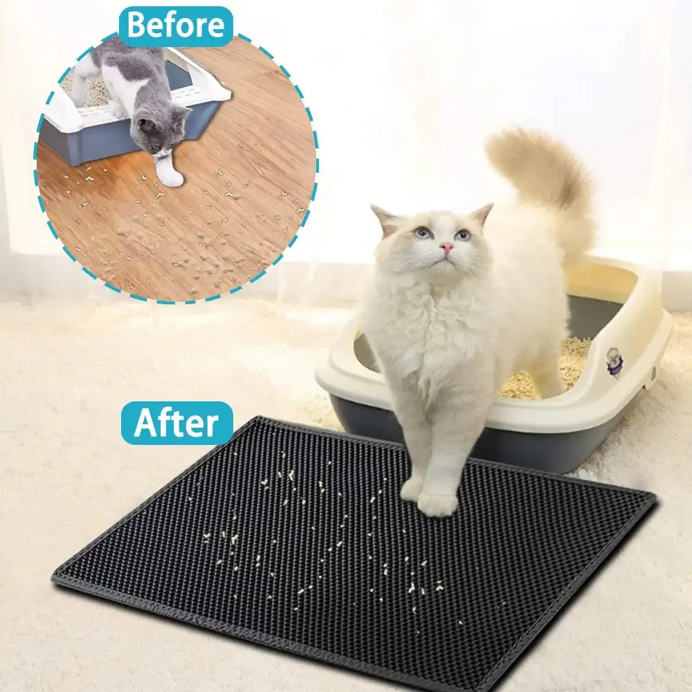 Cat Litter Mat with Gift – Clean Floors Happy Paws!