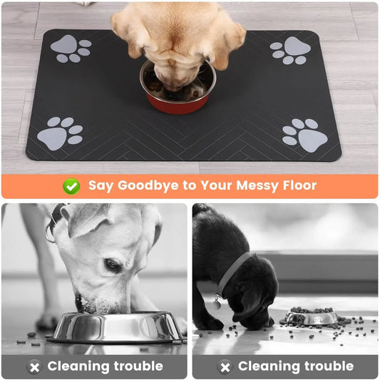 Pet Feeding Mat – Keep Mealtime Tidy and Stress-Free!