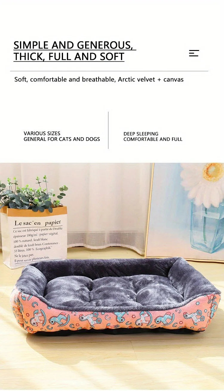 Pet Dog & Cat Bed Sofa Mats – Comfort and Style for Every Pet!