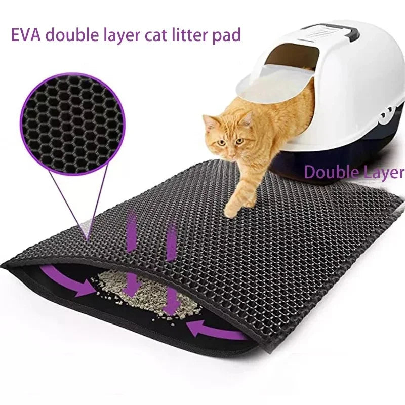 Cat Litter Mat with Gift – Clean Floors Happy Paws!